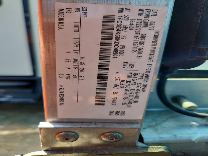 Aukcja sprzedaży 2019 Ford E450, vin: 1FC3E4K60KDC48901, numer aukcji: 58502526