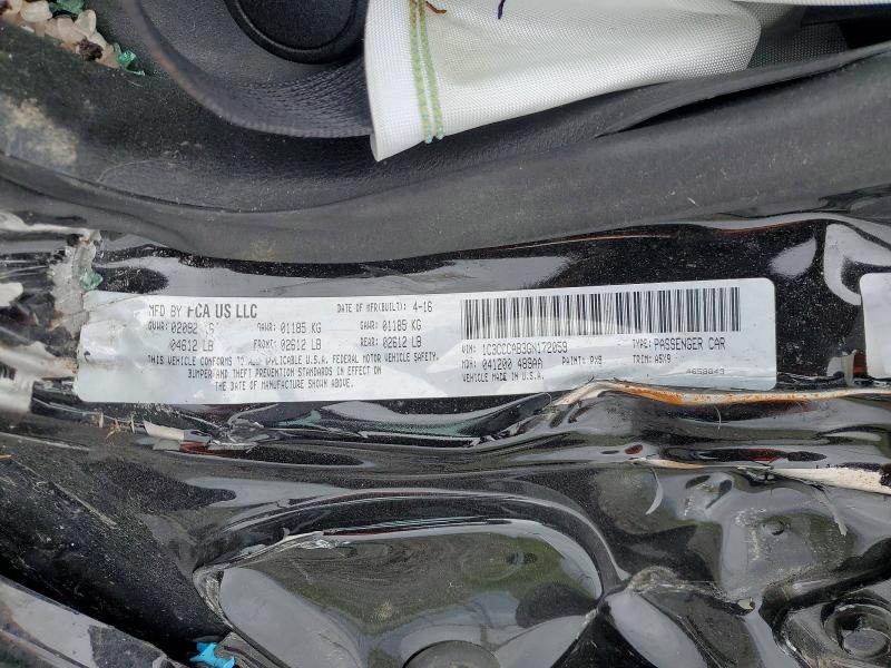 Продаж на аукціоні авто 2016 Chrysler 200, vin: 1C3CCCAB3GN172059, номер лоту: 55494606