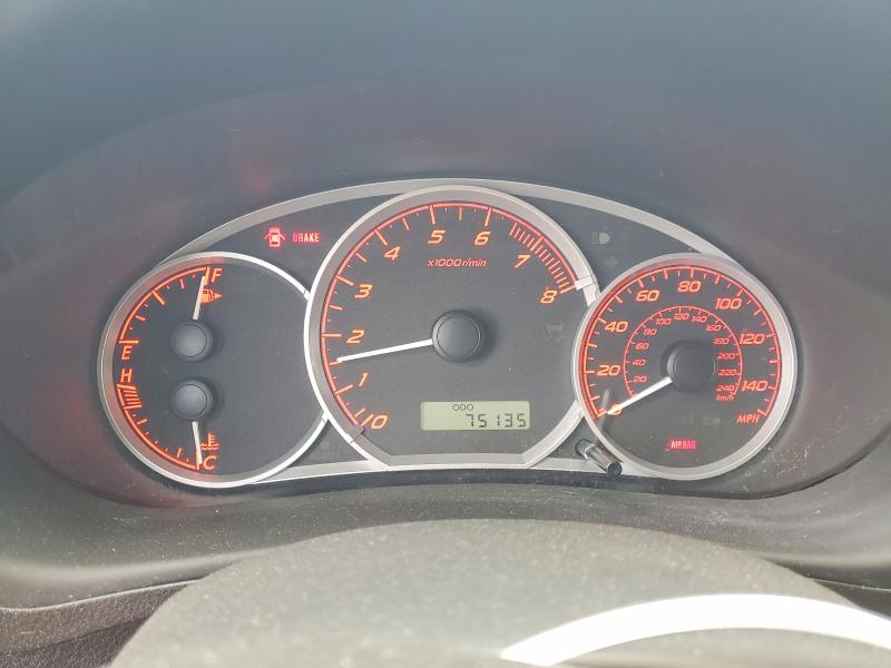 2009 Subaru Impreza მანქანა იყიდება აუქციონზე, vin: JF1GH76619G802823, აუქციონის ნომერი: 56582786