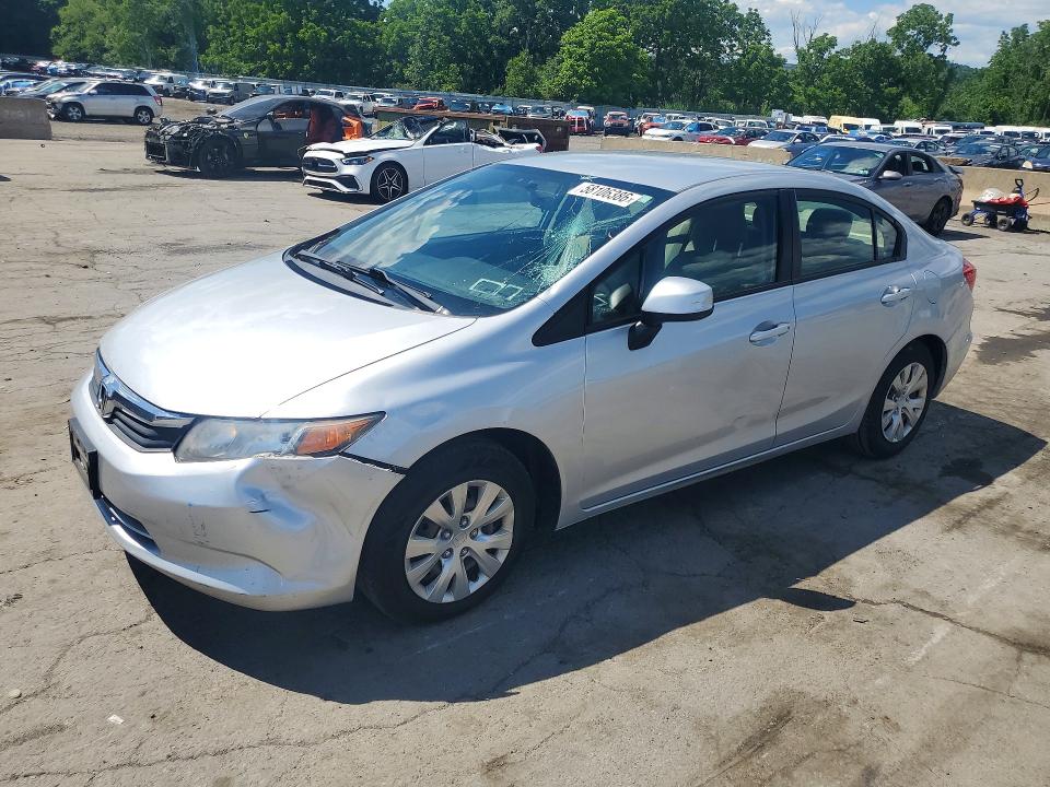 Продажа на аукционе авто 2012 Honda Civic, vin: 2HGFB2F54CH607166, номер лота: 58106386