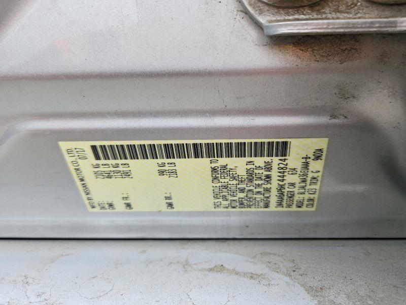 Aukcja sprzedaży 2017 Nissan Maxima, vin: 1N4AA6AP6HC444824, numer aukcji: 58453766
