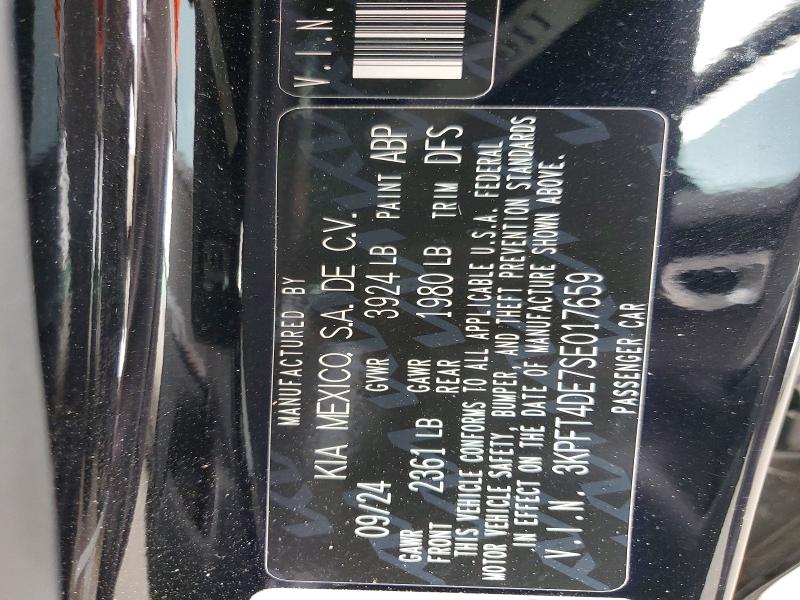 Продаж на аукціоні авто 2025 Kia K4, vin: 3KPFT4DE7SE017659, номер лоту: 58212526