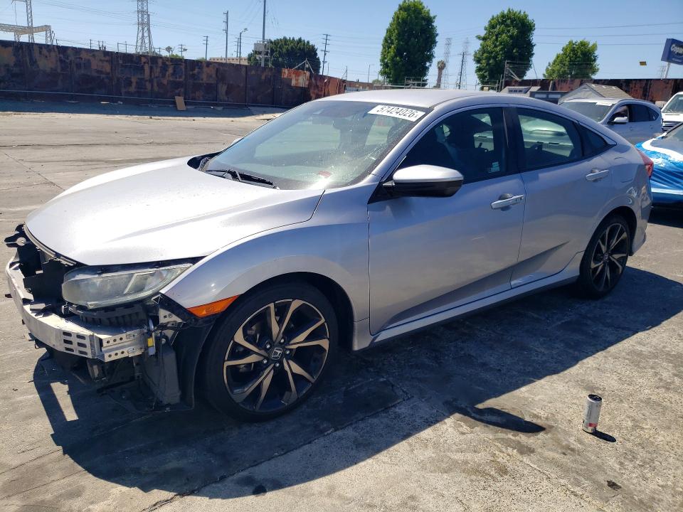 Auction sale of the 2019 Honda Civic, vin: 2HGFC2F8XKH526713, lot number: 57424026