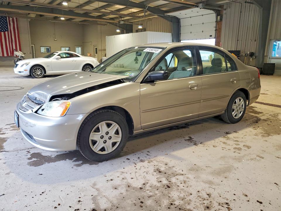 2003 Honda Civic მანქანა იყიდება აუქციონზე, vin: 1HGES165X3L000715, აუქციონის ნომერი: 57490346