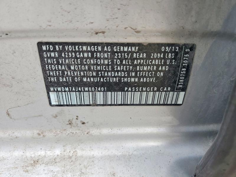 Продаж на аукціоні авто 2014 Volkswagen Golf, vin: WVWDM7AJ4EW007401, номер лоту: 58557196