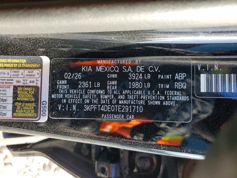 Aukcja sprzedaży 2026 Kia K4, vin: 3KPFT4DE0TE291710, numer aukcji: 57170046