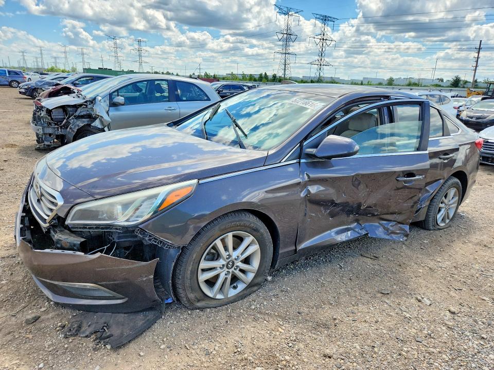 57216616 :رقم المزاد ، 5NPE24AFXFH193943 vin ، 2015 Hyundai Sonata مزاد بيع