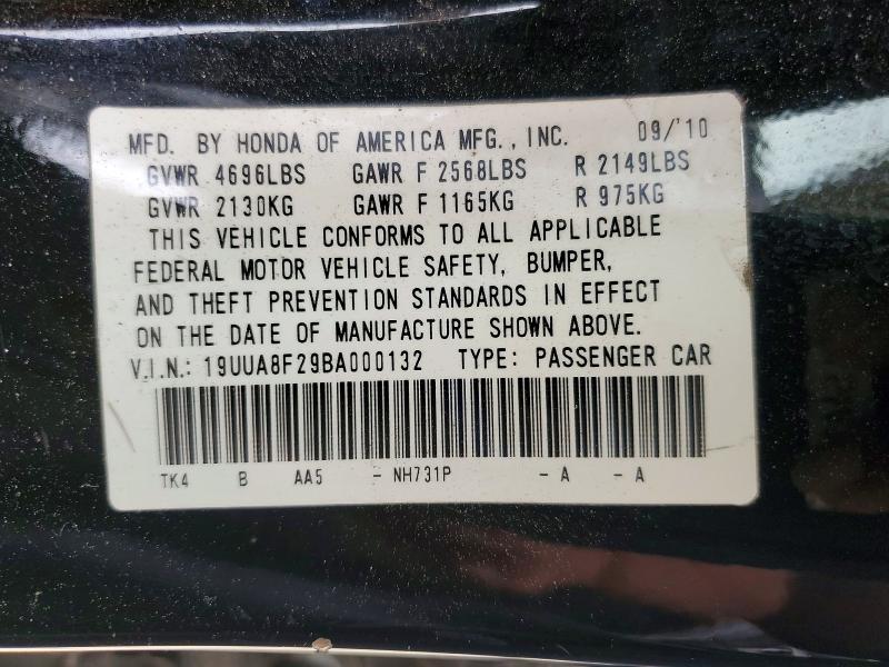 Продажа на аукционе авто 2011 Acura Tl, vin: 19UUA8F29BA000132, номер лота: 58521306