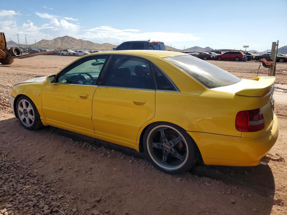 2000 Audi S4 მანქანა იყიდება აუქციონზე, vin: WAUDD68D1YA046214, აუქციონის ნომერი: 58773166