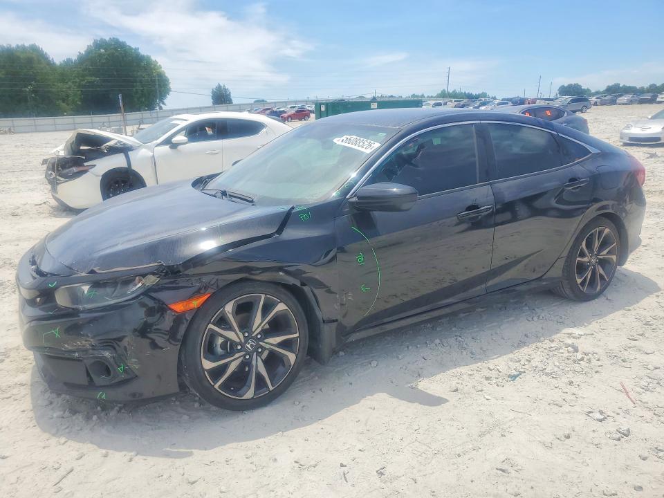 Продаж на аукціоні авто 2019 Honda Civic, vin: 2HGFC2F84KH605889, номер лоту: 56088526