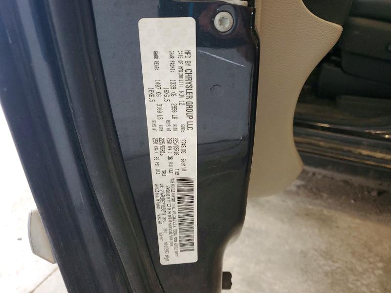 Продаж на аукціоні авто 2013 Chrysler Town & Country, vin: 2C4RC1BG2DR630743, номер лоту: 57664226