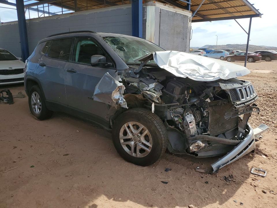 Продаж на аукціоні авто 2018 Jeep Compass, vin: 3C4NJCAB0JT124195, номер лоту: 56857336