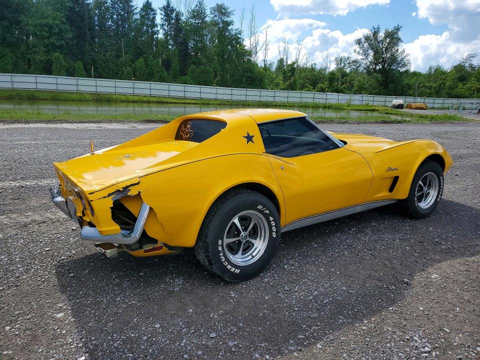 1973 Chevrolet Corvette მანქანა იყიდება აუქციონზე, vin: 1Z37J3S413935, აუქციონის ნომერი: 57521516