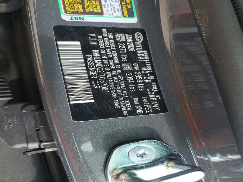 Aukcja sprzedaży 2026 Hyundai Elantra, vin: KMHLM4DG2TU167081, numer aukcji: 58479346