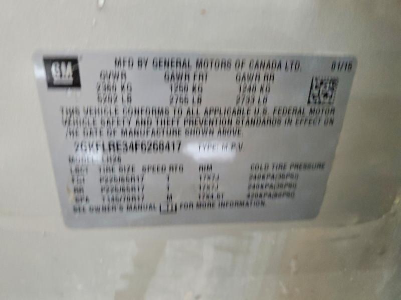 Auction sale of the 2015 Gmc Terrain, vin: 2GKFLRE34F6268417, lot number: 58008606
