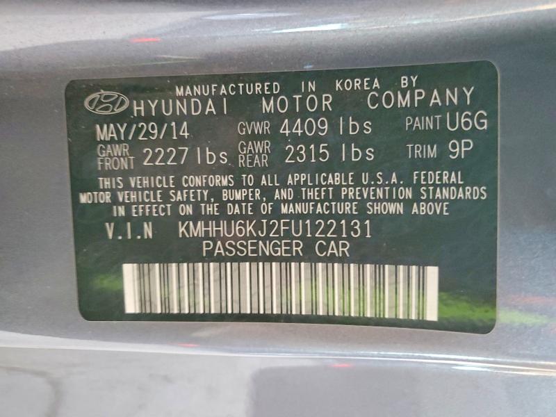 Продажа на аукционе авто 2015 Hyundai Genesis Coupe, vin: KMHHU6KJ2FU122131, номер лота: 55245006