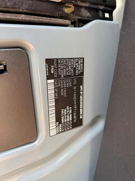 56107896 :رقم المزاد ، W1Y4NDHY7PT136876 vin ، 2023 Mercedes-benz Sprinter مزاد بيع