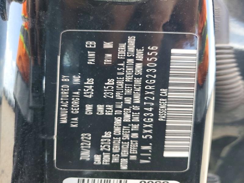 58995026 :رقم المزاد ، 5XXG34J2XRG230556 vin ، 2024 Kia K5 مزاد بيع
