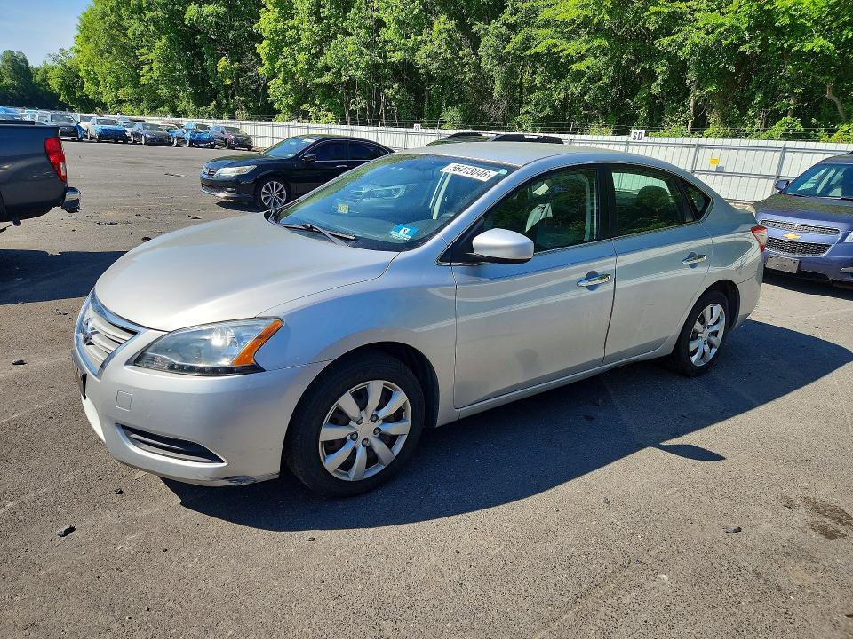 2014 Nissan Sentra მანქანა იყიდება აუქციონზე, vin: 3N1AB7AP3EY244681, აუქციონის ნომერი: 56413046