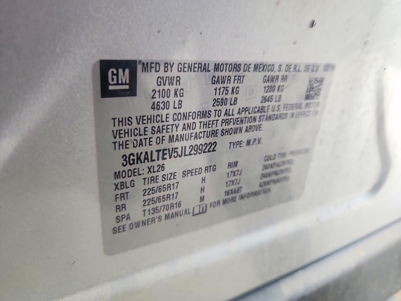 Продаж на аукціоні авто 2018 Gmc Terrain, vin: 3GKALTEV5JL299222, номер лоту: 58825116