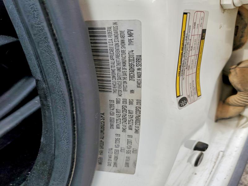 2015 Fiat 500l მანქანა იყიდება აუქციონზე, vin: ZFBCFADH9FZ031174, აუქციონის ნომერი: 57902976