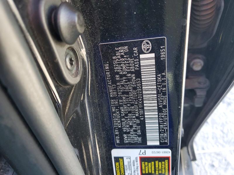 Aukcja sprzedaży 2013 Toyota Camry, vin: 4T1BF1FK4DU295653, numer aukcji: 55736596
