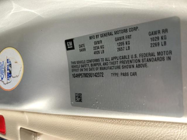 57372606 :رقم المزاد ، 1G4HP57M29U142372 vin ، 2009 Buick Lucerne مزاد بيع