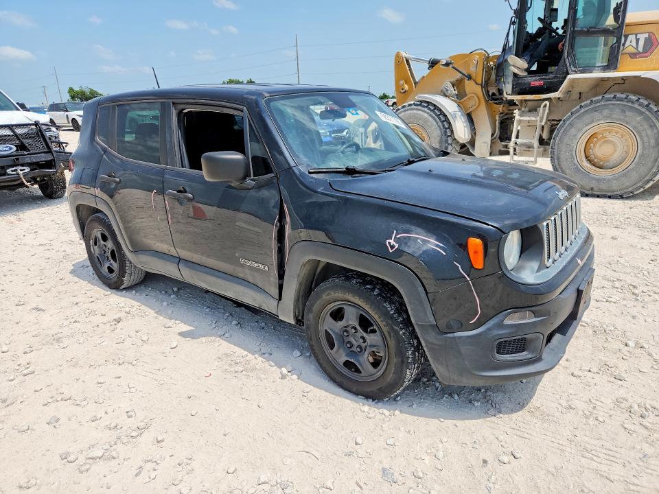 2018 Jeep Renegade მანქანა იყიდება აუქციონზე, vin: ZACCJAAHXJPH06487, აუქციონის ნომერი: 58327796