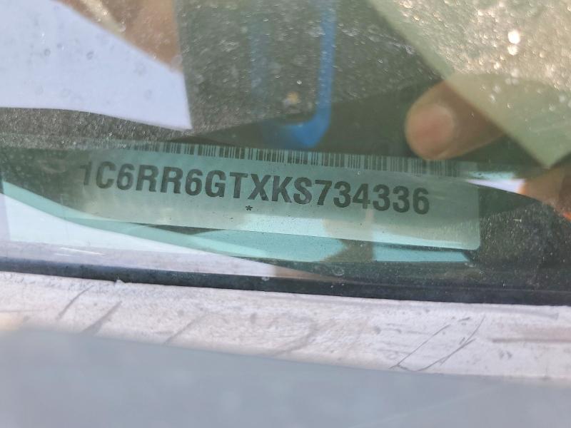 57954086 :رقم المزاد ، 1C6RR6GTXKS734336 vin ، 2019 Ram 1500 Classic مزاد بيع