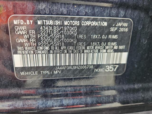 Продажа на аукционе авто 2017 Mitsubishi Outlander Sport, vin: JA4AP3AU9HZ006738, номер лота: 56395356