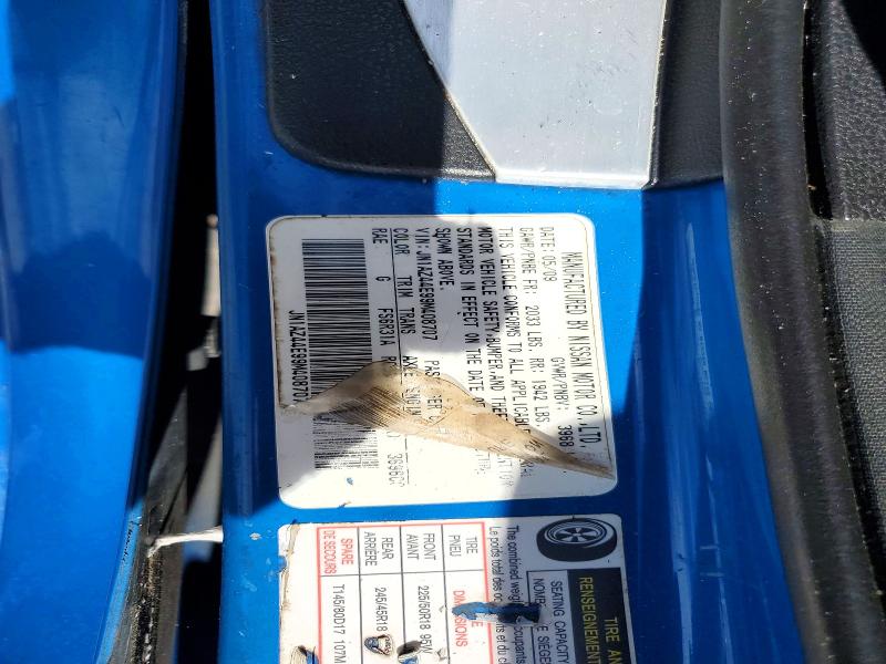 Продаж на аукціоні авто 2009 Nissan 370z, vin: JN1AZ44E99M408707, номер лоту: 56592126