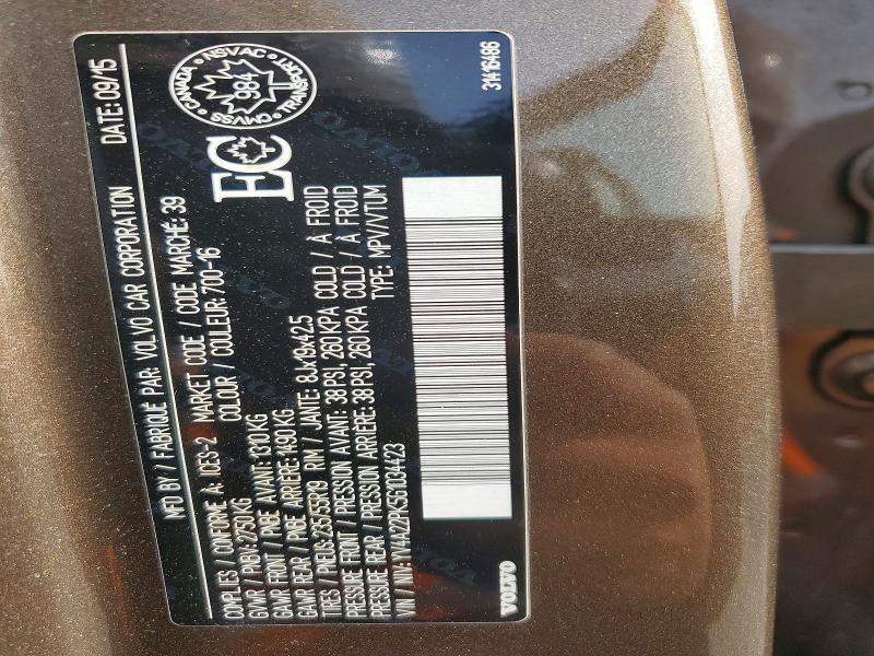 Продаж на аукціоні авто 2016 Volvo Xc90, vin: YV4A22PK5G1034423, номер лоту: 56158806