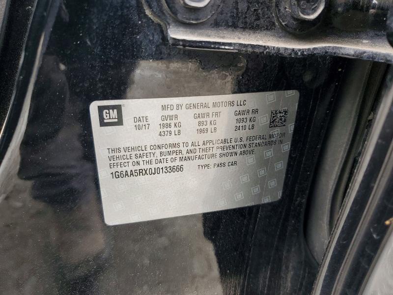 Продаж на аукціоні авто 2018 Cadillac Ats, vin: 1G6AA5RX0J0133666, номер лоту: 56104666