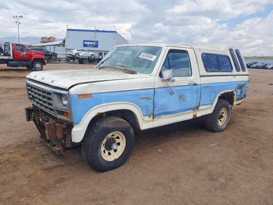 1981 Ford F-150 მანქანა იყიდება აუქციონზე, vin: 1FTDF14G4BRA43588, აუქციონის ნომერი: 58268606