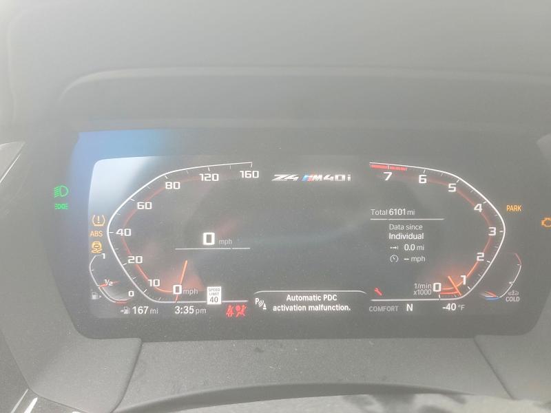 57127786 :رقم المزاد ، WBAHF9C05SWY43478 vin ، 2025 Bmw Z4 مزاد بيع