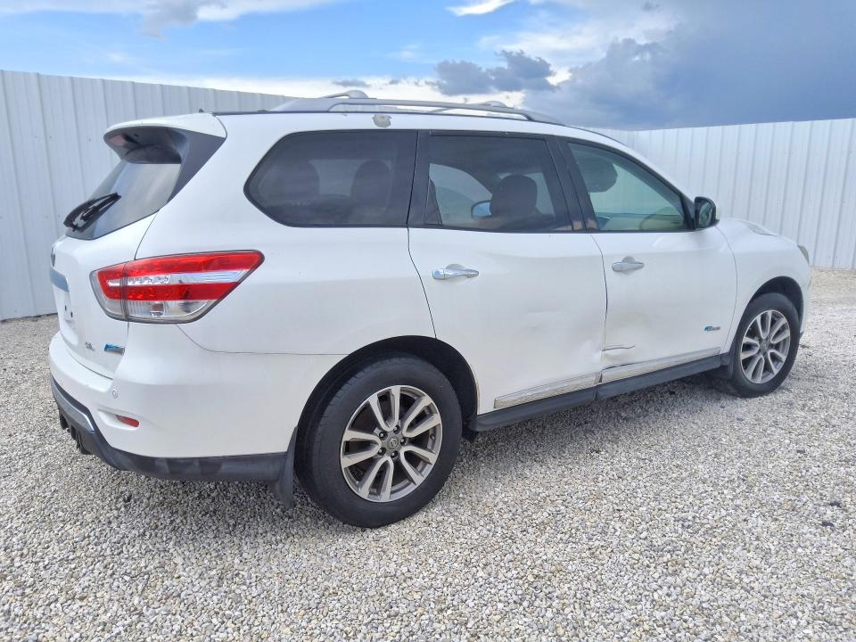 2014 Nissan Pathfinder Hybrid მანქანა იყიდება აუქციონზე, vin: 5N1CR2MN7EC661045, აუქციონის ნომერი: 58546216