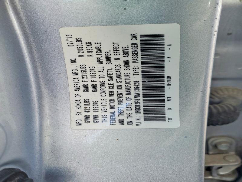 Aukcja sprzedaży 2013 Honda Accord, vin: 1HGCR2F87DA136428, numer aukcji: 56308136