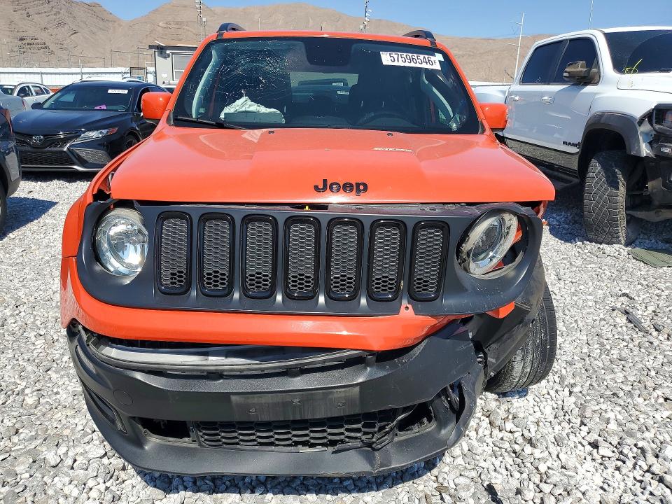 Продаж на аукціоні авто 2018 Jeep Renegade, vin: ZACCJABB1JPH78284, номер лоту: 57596546
