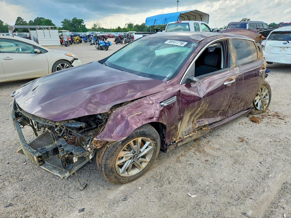 58561716 :رقم المزاد ، 5XXGT4L34KG289730 vin ، 2019 Kia Optima مزاد بيع