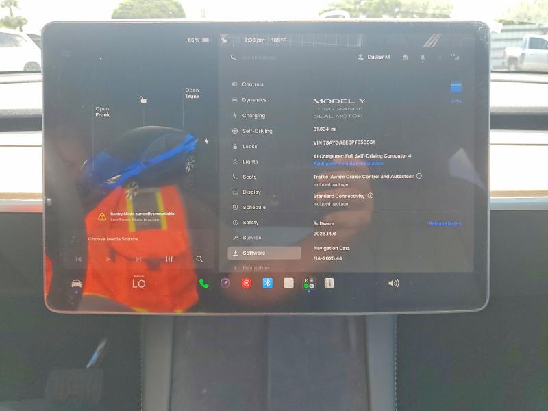 59139506 :رقم المزاد ، 7SAYGAEE6PF850531 vin ، 2023 Tesla Model Y مزاد بيع