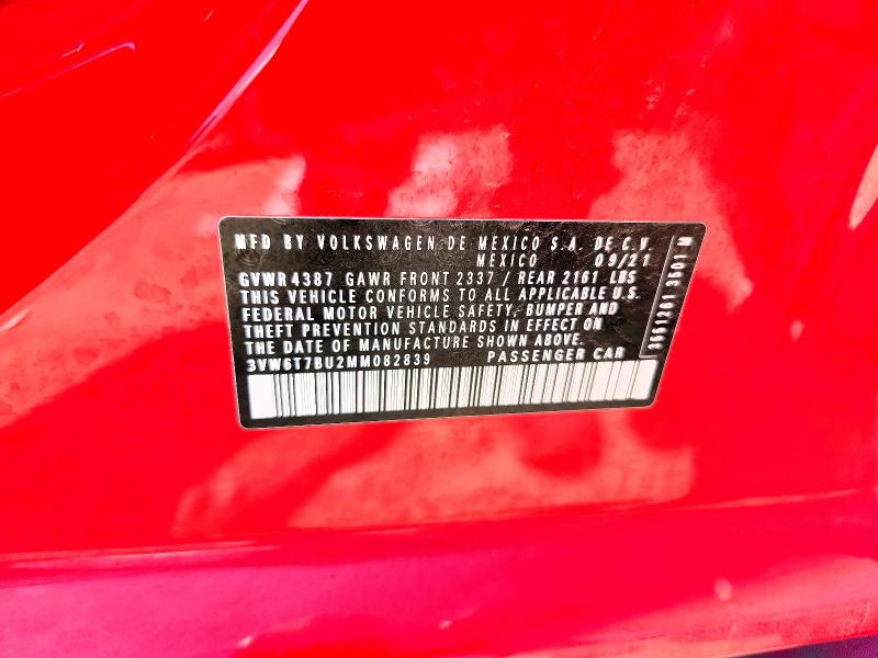 Aukcja sprzedaży 2021 Volkswagen Jetta, vin: 3VW6T7BU2MM082839, numer aukcji: 58032196