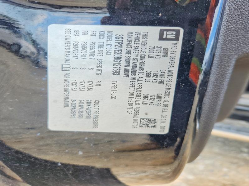 2011 Gmc Sierra მანქანა იყიდება აუქციონზე, vin: 3GTP2VE30BG127693, აუქციონის ნომერი: 57868416