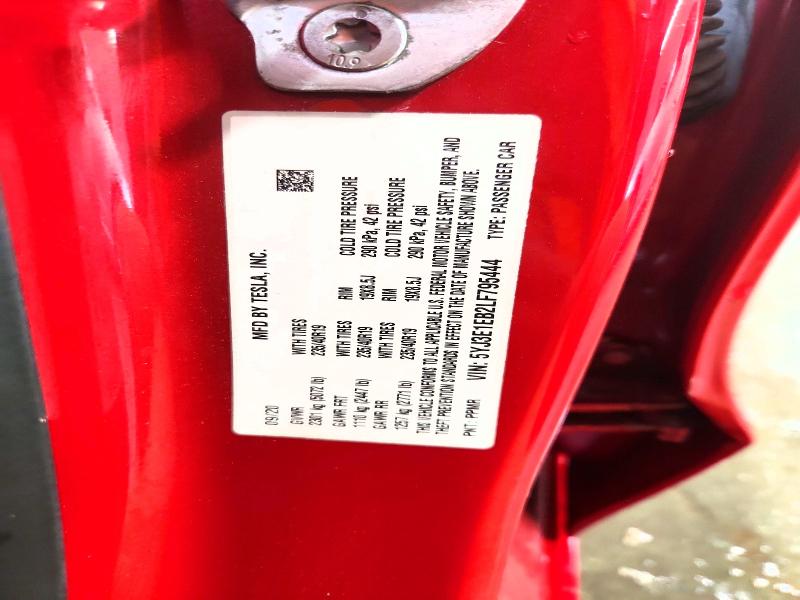 Aukcja sprzedaży 2020 Tesla Model 3, vin: 5YJ3E1EB2LF795444, numer aukcji: 56287996