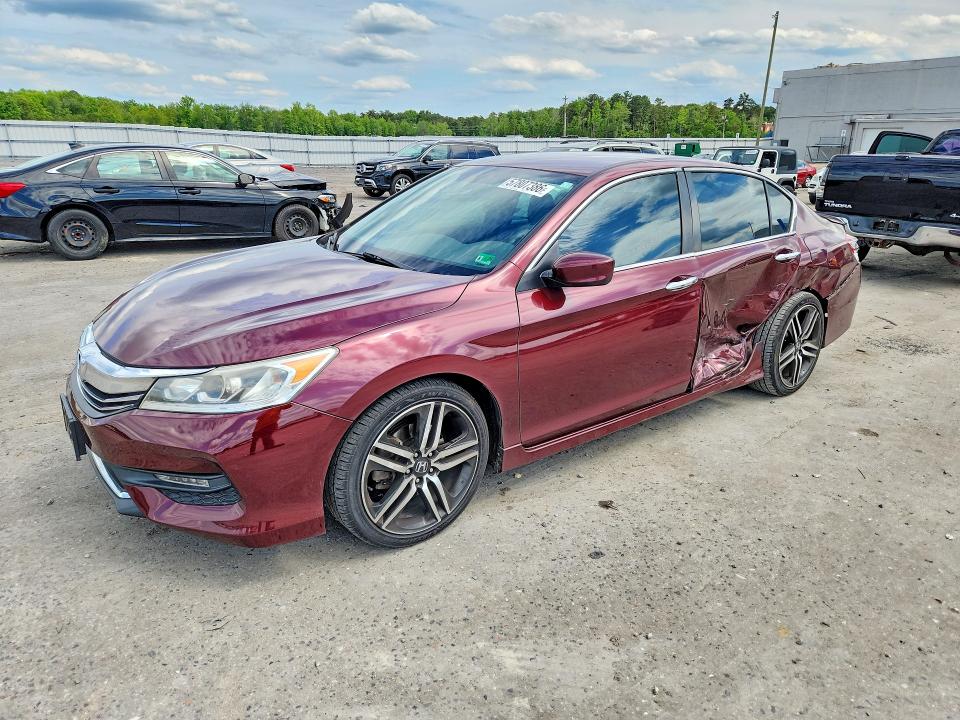 Auction sale of the 2017 Honda Accord, vin: 1HGCR2F12HA023818, lot number: 57807386