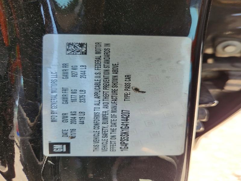 Aukcja sprzedaży 2016 Buick Verano, vin: 1G4PS5SK1G4144207, numer aukcji: 58460486