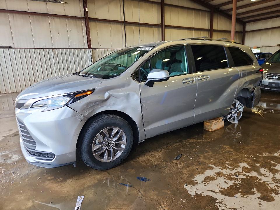 55012176 :رقم المزاد ، 5TDBSKFC1SS206170 vin ، 2025 Toyota Sienna مزاد بيع