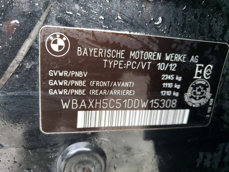 Aukcja sprzedaży 2013 Bmw 528, vin: WBAXH5C51DDW15308, numer aukcji: 55516776