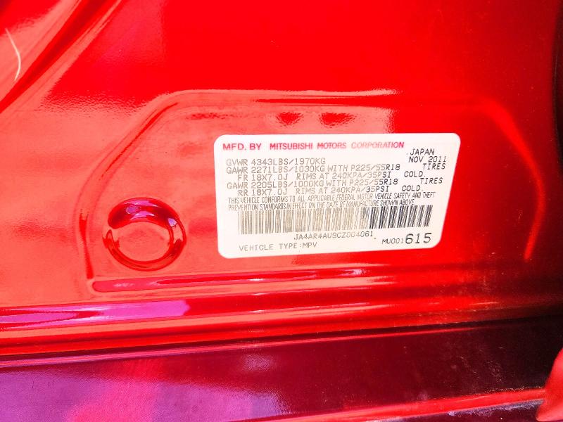 Aukcja sprzedaży 2012 Mitsubishi Outlander Sport, vin: JA4AR4AU9CZ004061, numer aukcji: 56958626