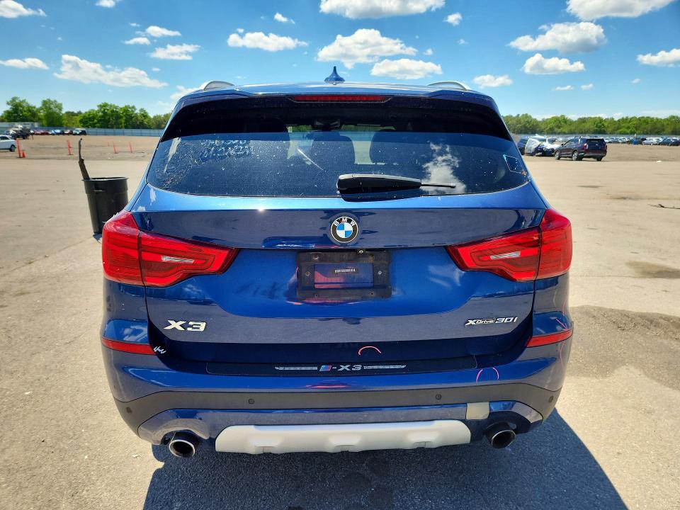 2019 Bmw X3 მანქანა იყიდება აუქციონზე, vin: 5UXTR9C50KLD94147, აუქციონის ნომერი: 58053006