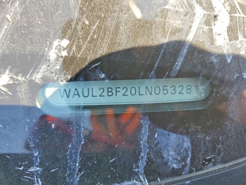 Продаж на аукціоні авто 2020 Audi A6, vin: WAUL2BF20LN053281, номер лоту: 58272206